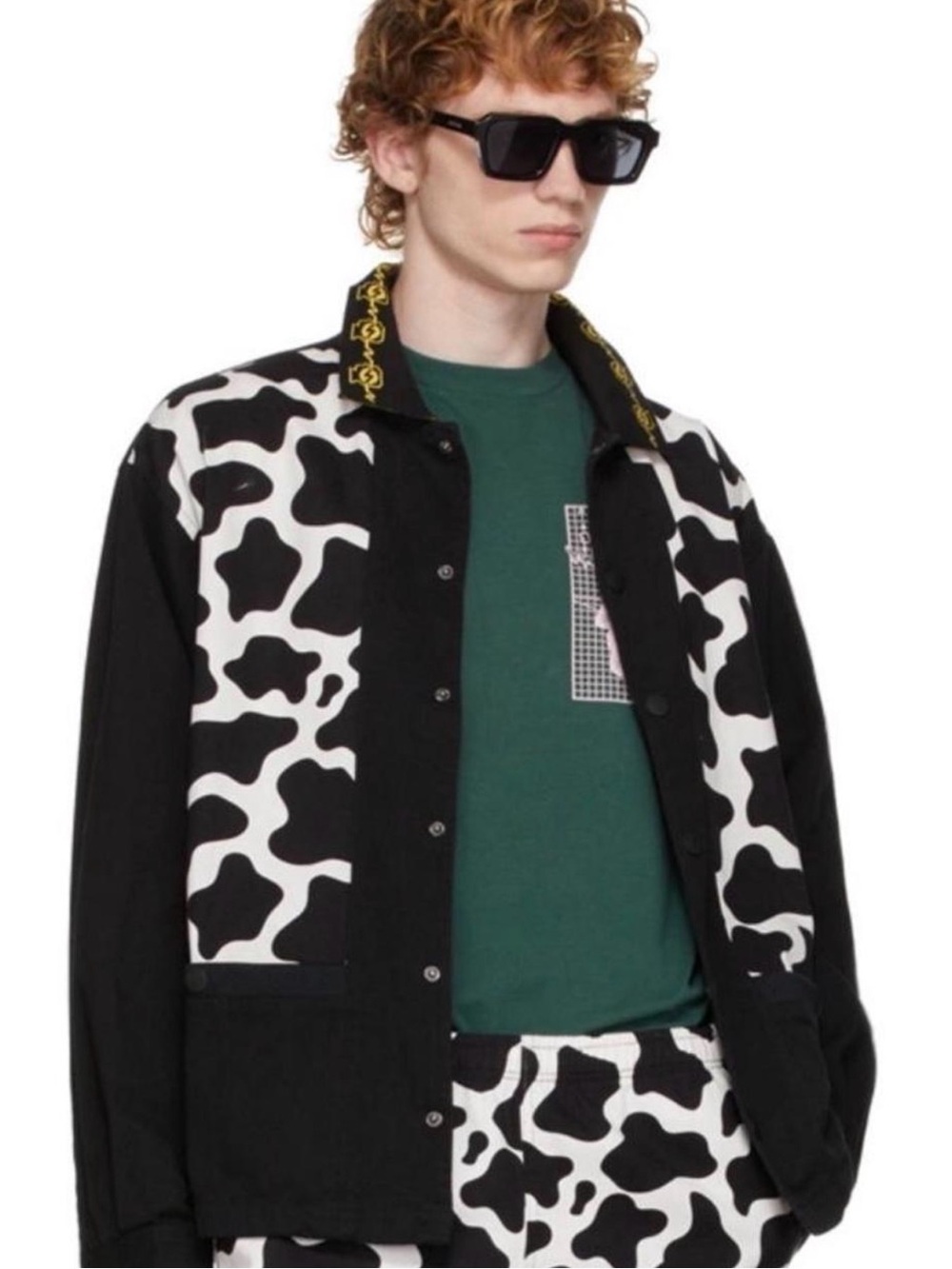 Brain Dead Black & White Cow Cabana
Shirt